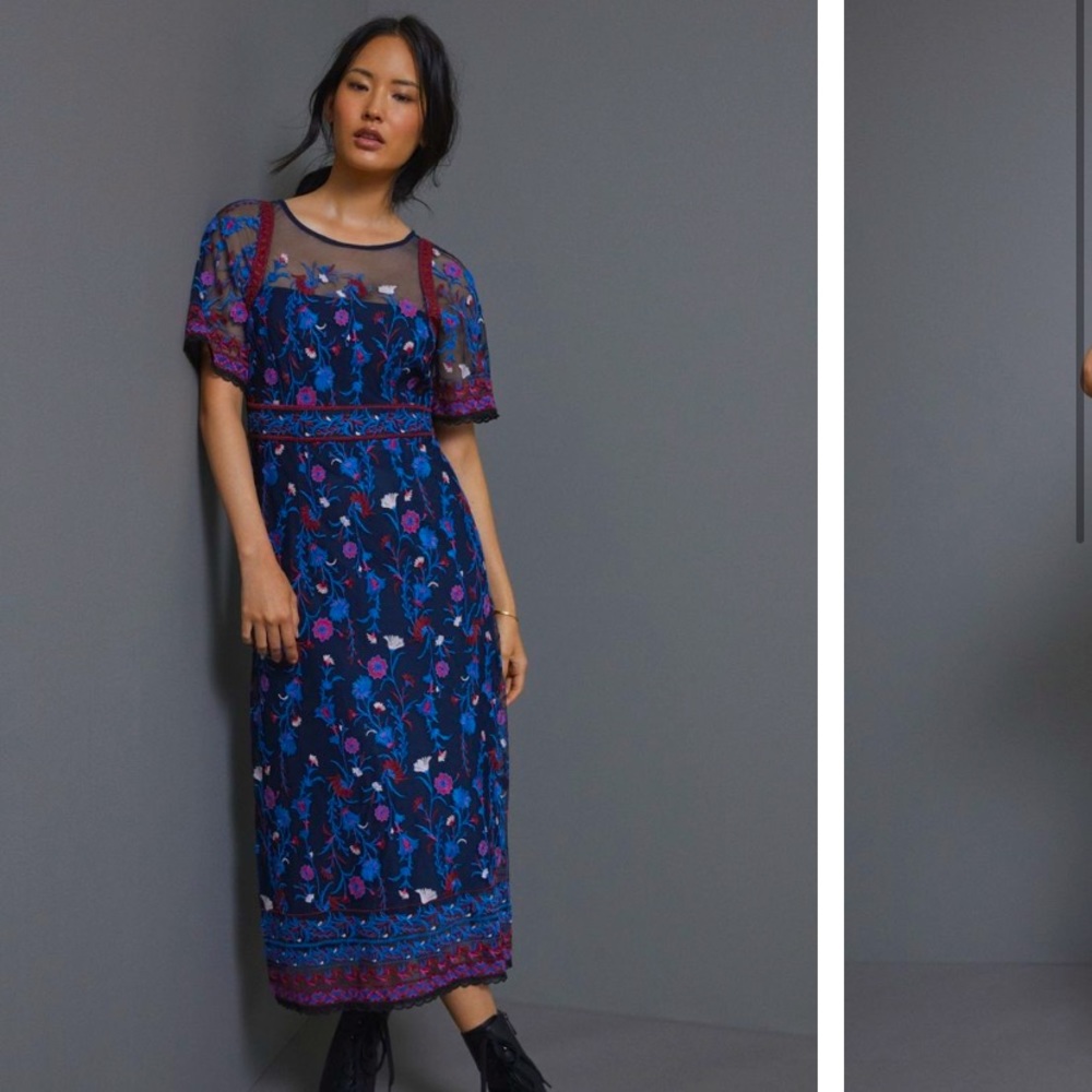 Anthropologie BNWT Mehreen Maxi Dress Size 2.